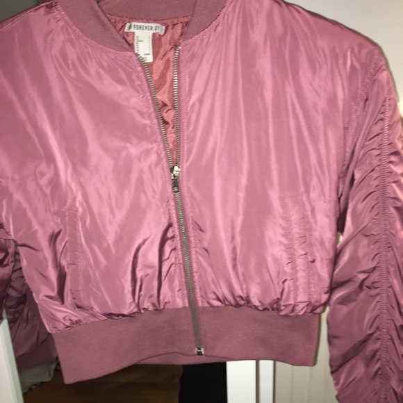 Pink Bomber Jacket - Picture 2 of 5